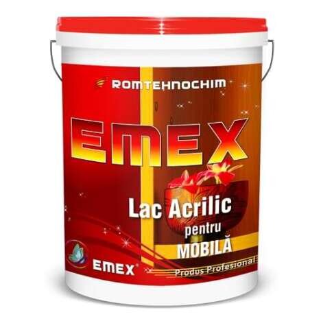 Lac Acrilic pentru Mobila ?Emex? - Transparent - Bid. 4 L